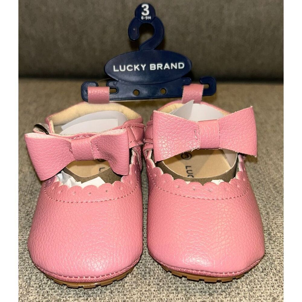Lucky Brand pink mabel flats size 3